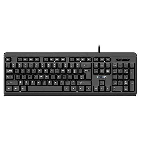 TECLADO USB PRETO DESIGN COMPACTO K224/SPK6224 PHILIPS