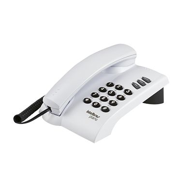 TELEFONE DE MESA PLENO BRANCO INTELBRAS