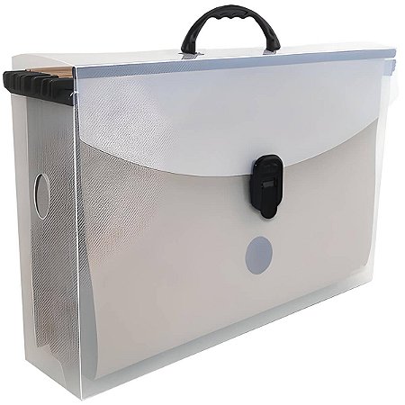 PASTA MALETA ARQUIVO CRISTAL C/10 SUSPENSA KRAFT GOLDEN KRAFT