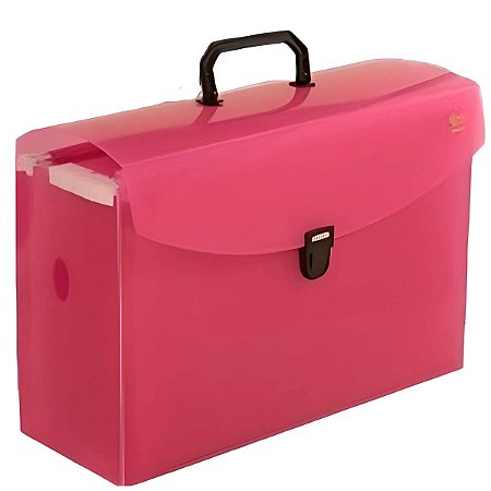 PASTA MALETA ARQUIVO ROSA C/10 SUSPENSA KRAFT GOLDEN KRAFT