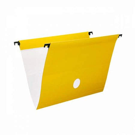 PASTA SUSPENSA AMARELA VARETA PLASTICA C/10 GOLDEN KRAFT