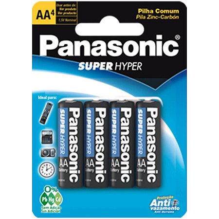 Pilha Pequena Aa C/4 Panasonic