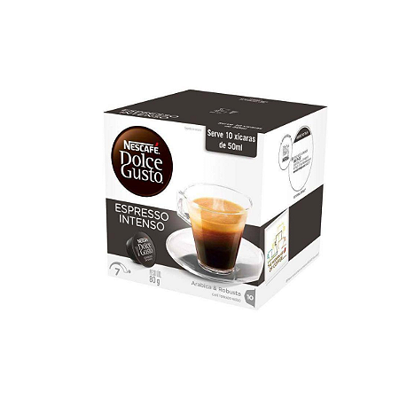 CAPSULA DE CAFE NESCAFE DOLCE GUSTO EXPRESSO INTENSO C/10 NESTLE