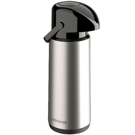 GARRAFA TERMICA PRESSAO INOX 1,8L UNITERMI