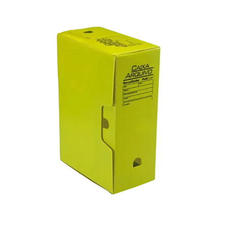 ARQUIVO PRATIC AMARELO SEM PASTAS GOLDEN KRAFT