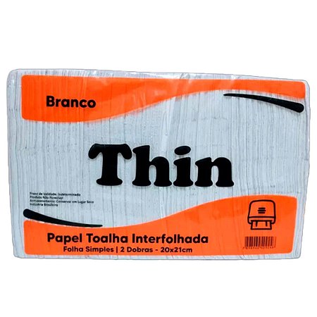 PAPEL INTERFOLHA 20X21 BRANCO THIN