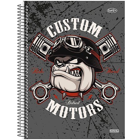 CADERNO UNIV 1 MATERIA CD MASCULINO 80FLS BOM D+