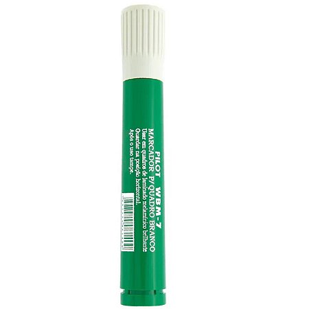 MARCADOR P/QUADRO BRANCO RECARREGAVEL WBM-7 VERDE PILOT