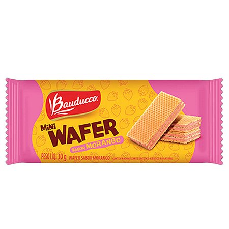 WAFER MORANGO 30G BAUDUCCO