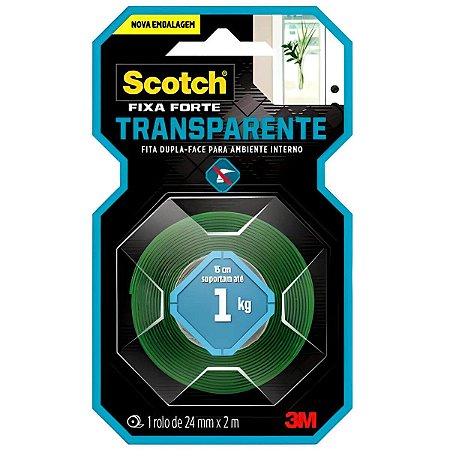 Fita Dupla Face Fixa Forte Scotch 24Mmx2M 8808 Vhb Tr 3M