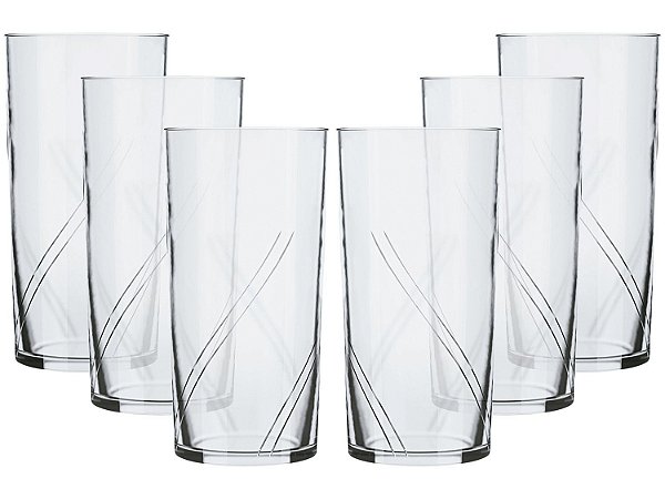 Conjunto de Copos 300ml Brisa C/6 Nadir