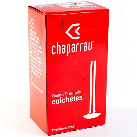 COLCHETE LATONADO 32MM N.7 C/72 CHAPARRAU