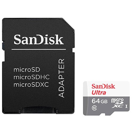 CARTAO DE MEMORIA 64GB SDSQUNR-064G-GN3MA SANDISK
