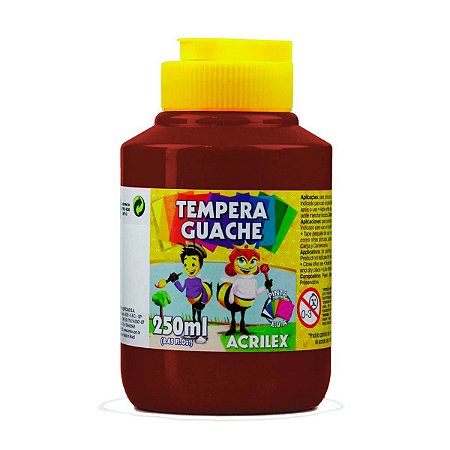 TINTA GUACHE 250ml MARROM ACRILEX