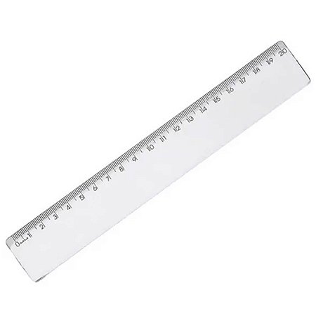 Regua 20Cm Cristal R.200 Acrinil
