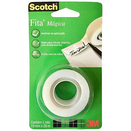 Fita Adesiva Magica 19Mmx20Mt Scotch