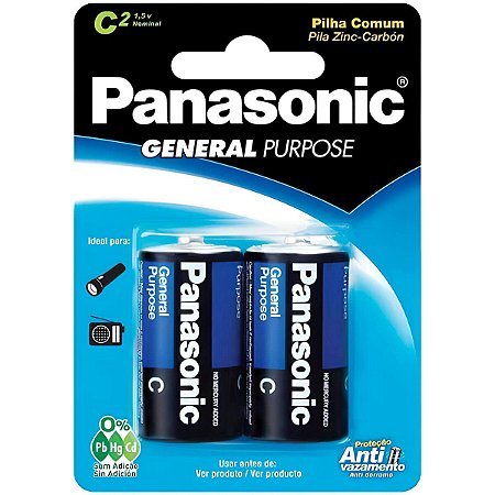Pilha Media C2 C/2 Panasonic