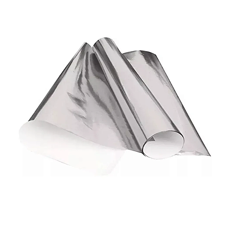 Cartolina LAMINADA PRATA