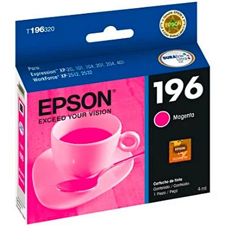 CARTUCHO EPSON 196 MAGENTA T196320BR