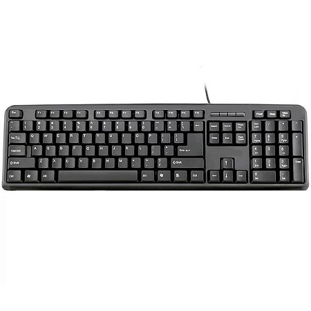 Teclado Usb Preto Kp-2044
