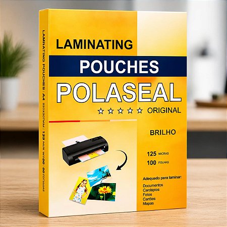 Polaseal P/Plastificacao A4 220X307Mm 0,05 C/50 Folhas Prolam