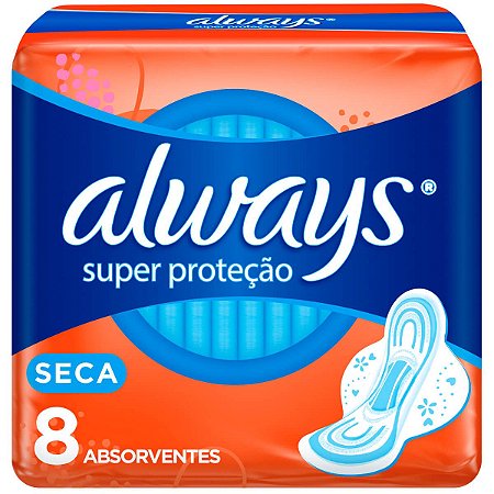 Absorvente 8Un C/Ab Seca Always