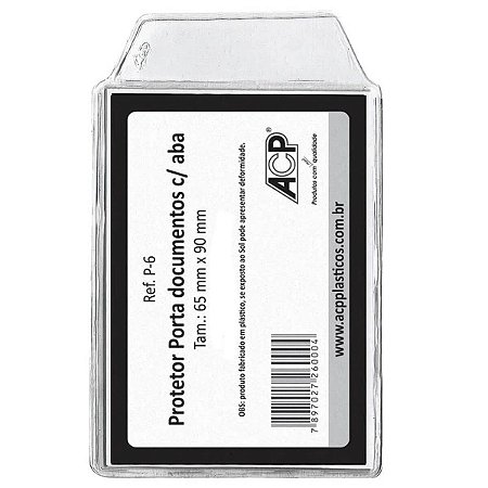 Protetor Porta Documento 65X90 Acp