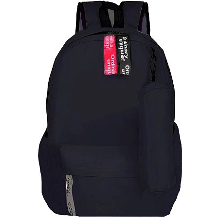 Mochila S/Estampa Azul Marinho
