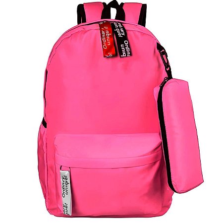 Mochila S/Estampa Pink