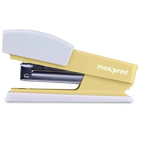 Grampeador Plastico Amarelo P/20 Fls Mxg20 Maxprint