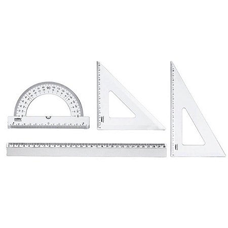 KIT REGUA PRIMEIRO GRAU WALEU