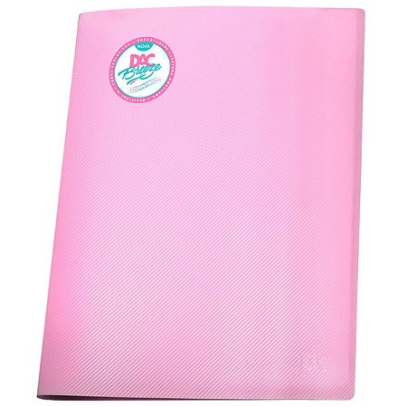 PASTA CATALOGO ROSA A4 C/10 ENV. C/4 COLCHETES DAC