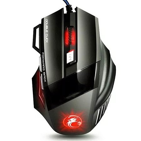 MOUSE COM FIO USB 7 BOTOES GAMER X7