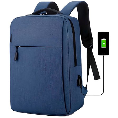 MOCHILA EXECUTIVA AZUL MARINHO