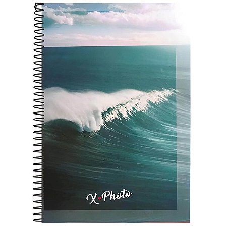 CADERNO 1/4 CD X-PHOTO 140X200 96FLS MAXIMA