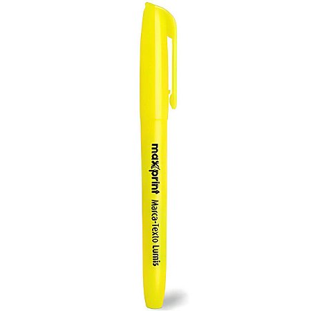 MARCA TEXTO AMARELO LUMIS MAXPRINT