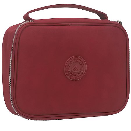 ESTOJO ESCOLAR 100 PENS NECESSAIRE VINHO