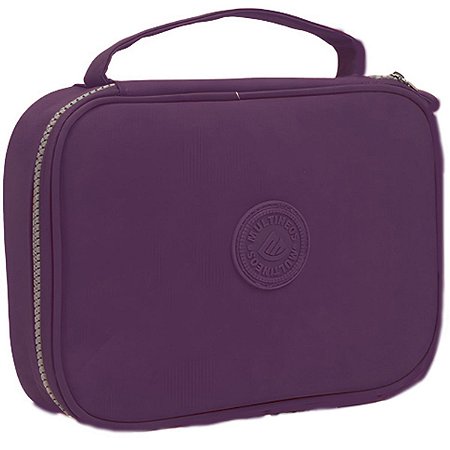 ESTOJO ESCOLAR 100 PENS NECESSAIRE ROXO ESCURO