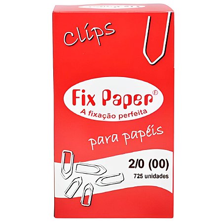 CLIPS GALVANIZADO 2/0 C/725 UN FIX PAPER