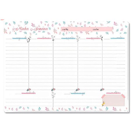 PLANNER PERMANENTE 27X20 SEMANAL DETALHES C/53 FLS SAO DOMINGOS