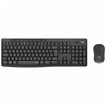 KIT TECLADO + MOUSE S/FIO SILENT USB MK295 LOGITECH