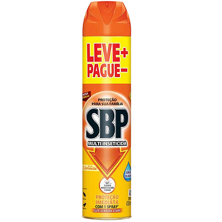 INSETICIDA AEROSSOL 450ML CITRONELA SBP