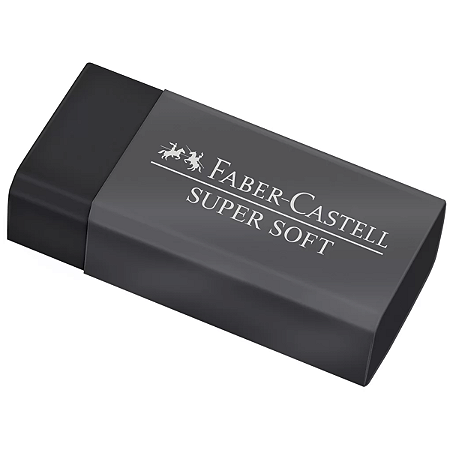 BORRACHA SUPER SOFT PRETA FABER CASTELL