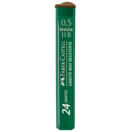 GRAFITE 0,5 HB POLYMER C/24 FABER CASTELL
