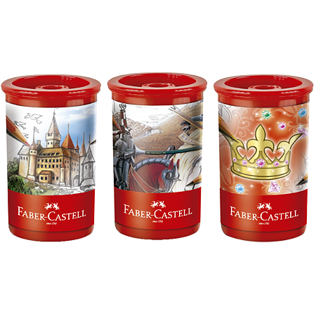APONTADOR C/DEPOSITO LATA FABER CASTELL