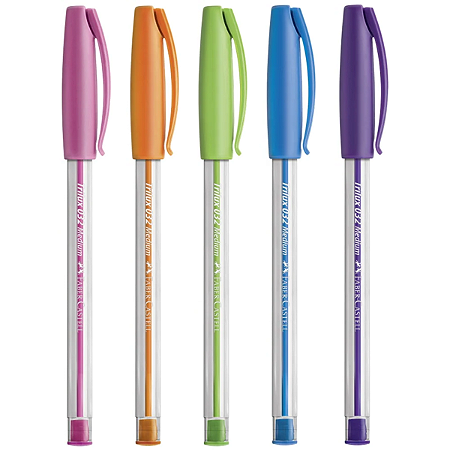 CANETA ESFEROGRAFICA 1.0MM TRILUX C/5 FABER CASTELL