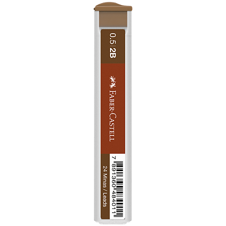 GRAFITE 0,5 2B POLYMER C/24 FABER CASTELL