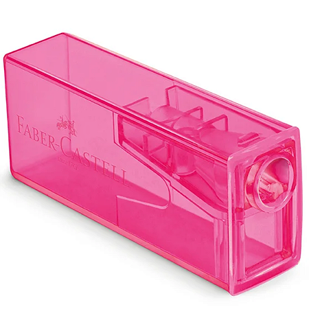 APONTADOR C/DEPOSITO ROSA FABER CASTELL