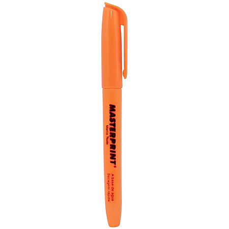 CANETA MARCA TEXTO LARANJA MASTERPRINT
