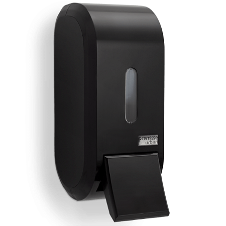 DISPENSER SABONETE/ALCOOL COMPACTO URBAN PRETO PREMISSE
